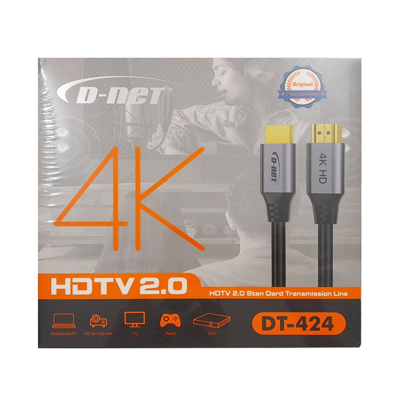  کابلHDMI نو 10متری مدل D_neT DT424
