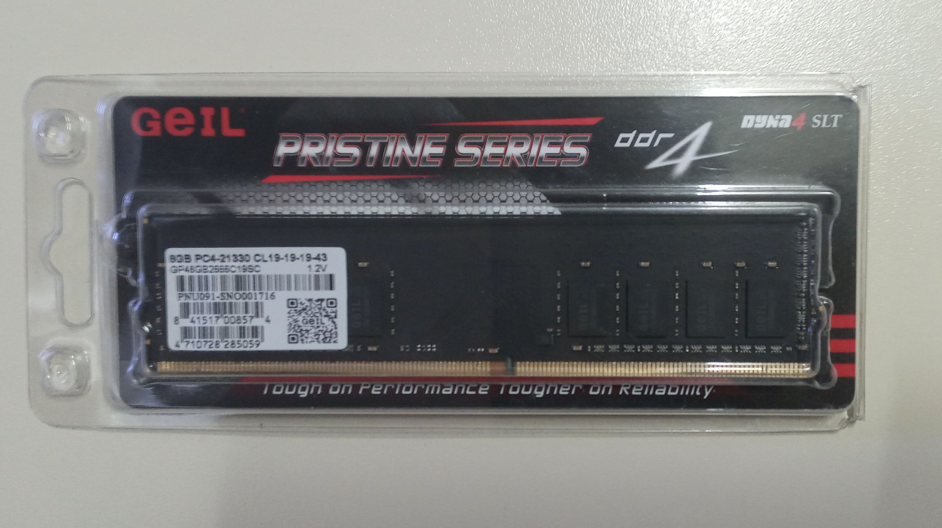  رم نو برندGEIL DDR4 8GB 2666MHz Pristine