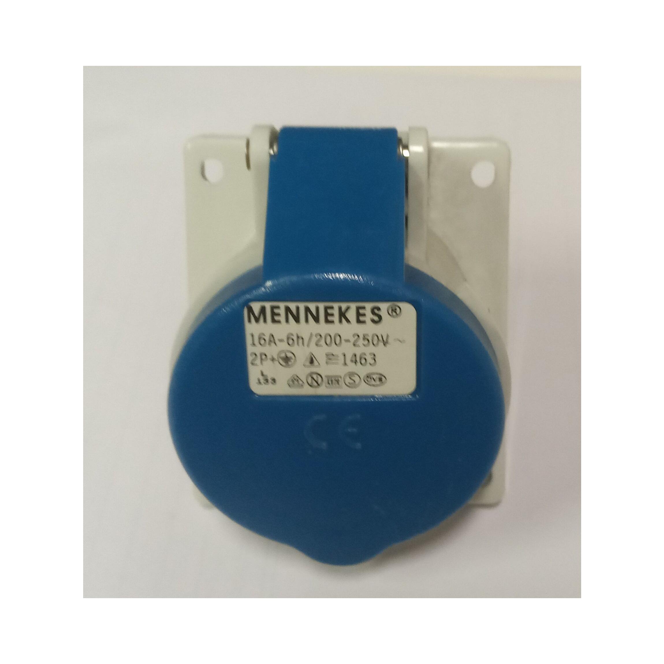 پریز برق توکار تک فاز16A نو اصل آلمانMENNEKES