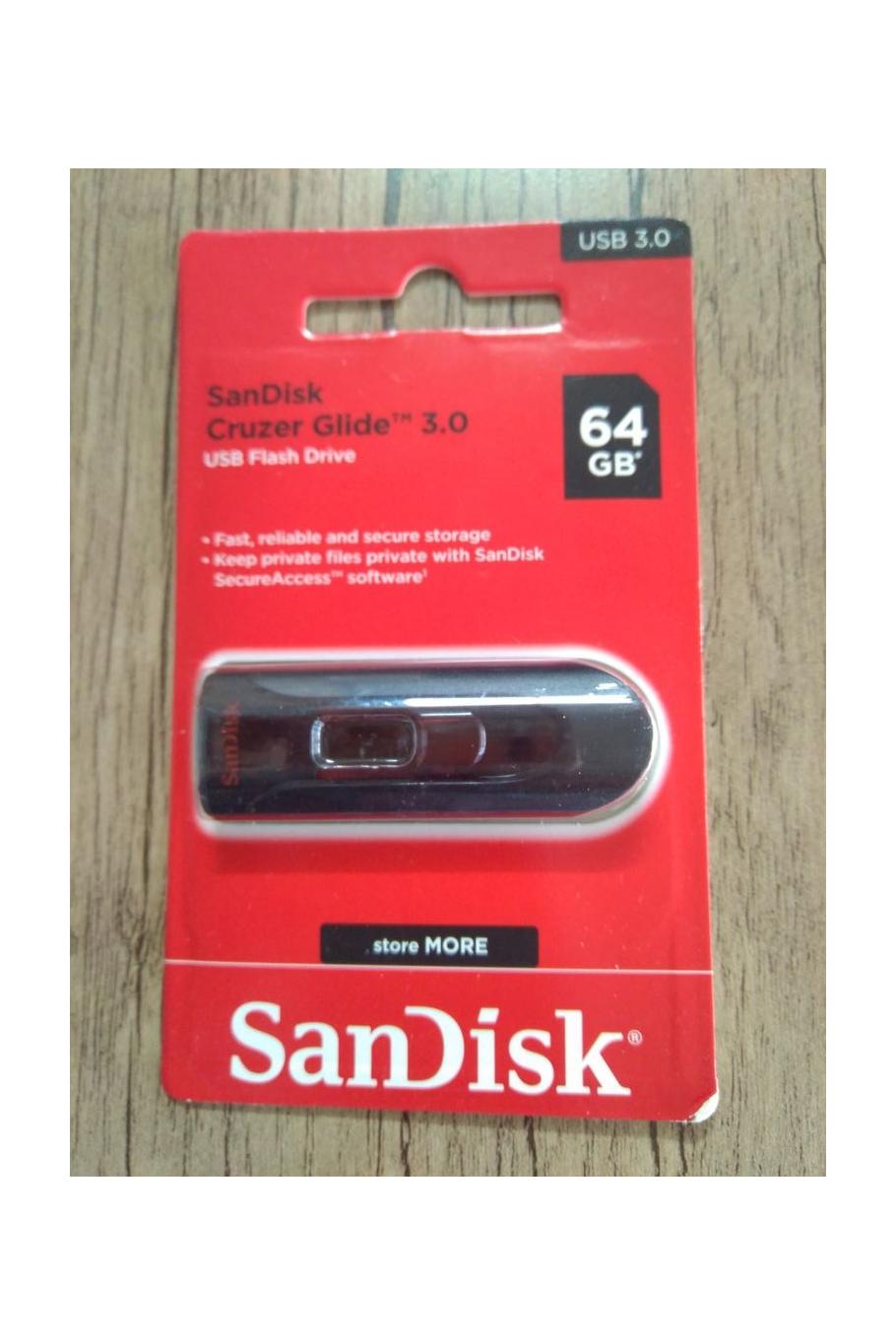 فلش 64GB نوCruzer Glide usb3 برند sandisk