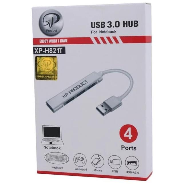 هاب 4پورت نو USB 3.0 مدلXPH821T برندXP PRODUCT