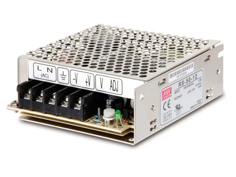 منبع تغذیه 12V _ 4.2A نو مدل MEAN WELL RS-50-12