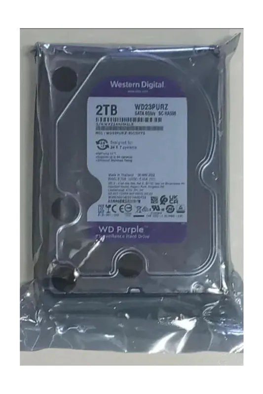 هارد 2TB نو WD23PURZ برند WD بنفش