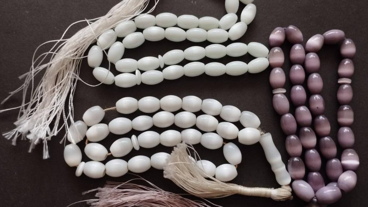 3 عدد تسبیح صدفی