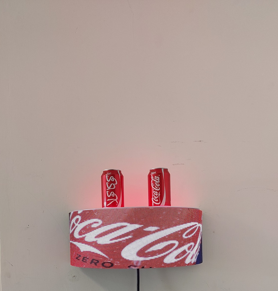 ویترین led دیجیتال مدل دیواری