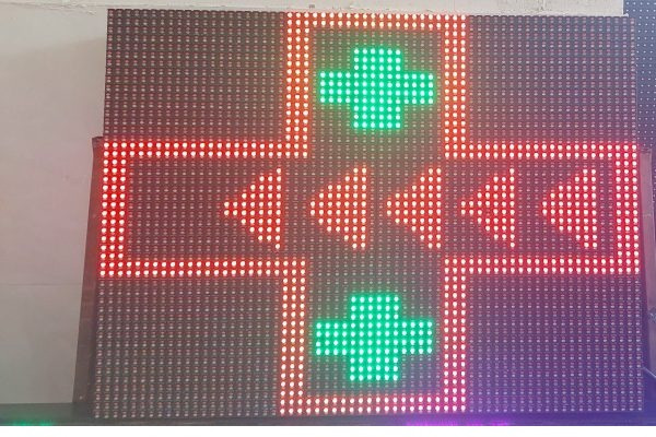 تابلو روان سه رنگ p10