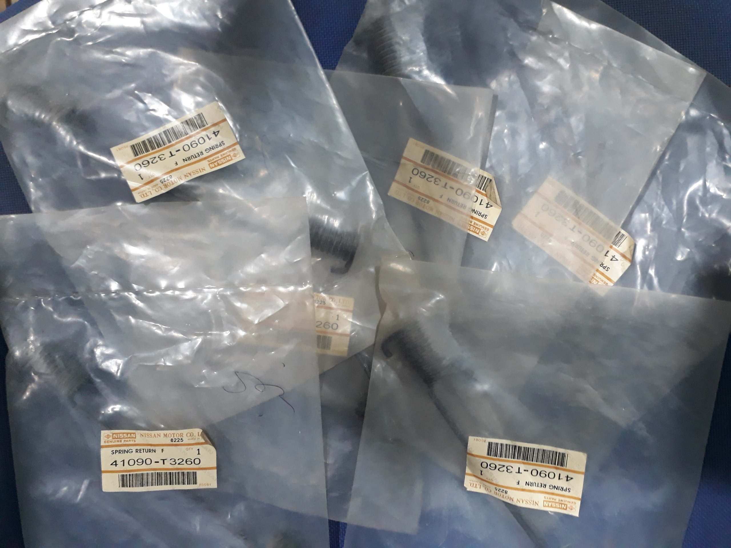 6 عدد فنر لنت ترمز کفشکی نیسان وانت سایپا