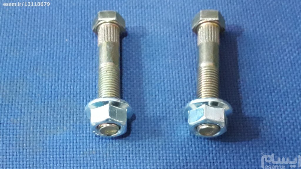 یک جفت پیچ و مهره سر طبق جلو پراید