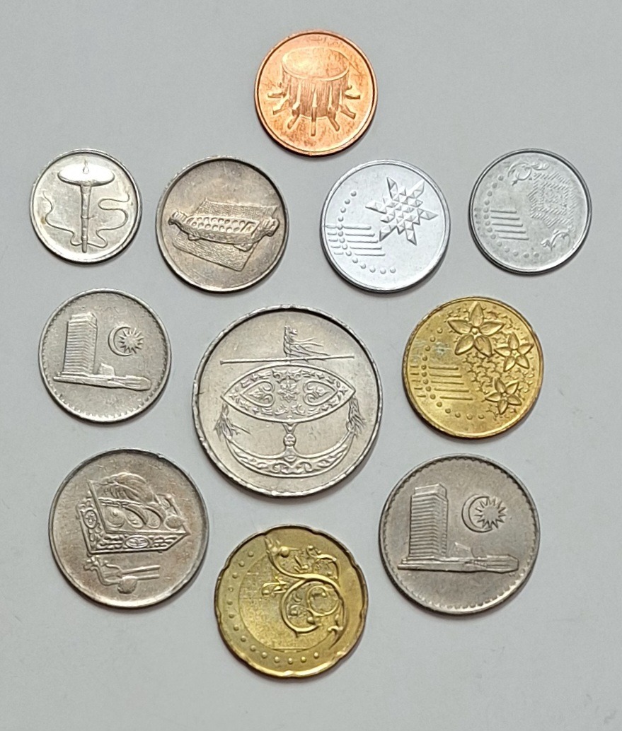 مجموعه زیبا و باکیفیت سکه های مالزی(کد4340)