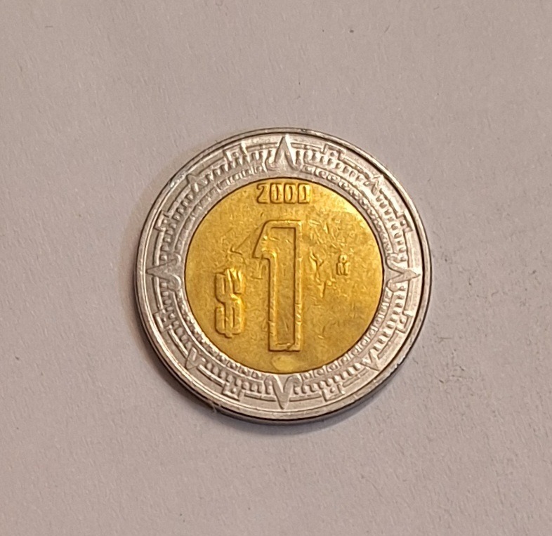 سکه زیبای مکزیک(کد3575)