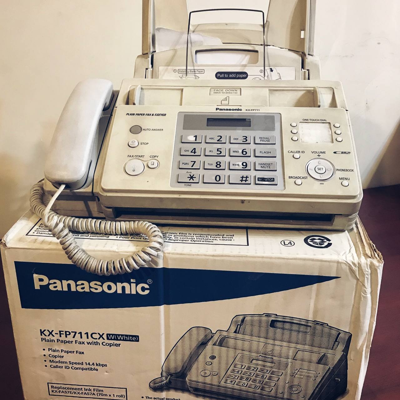 تلفن فکس و کپی پاناسونیک Panasonic KX-FP711CX