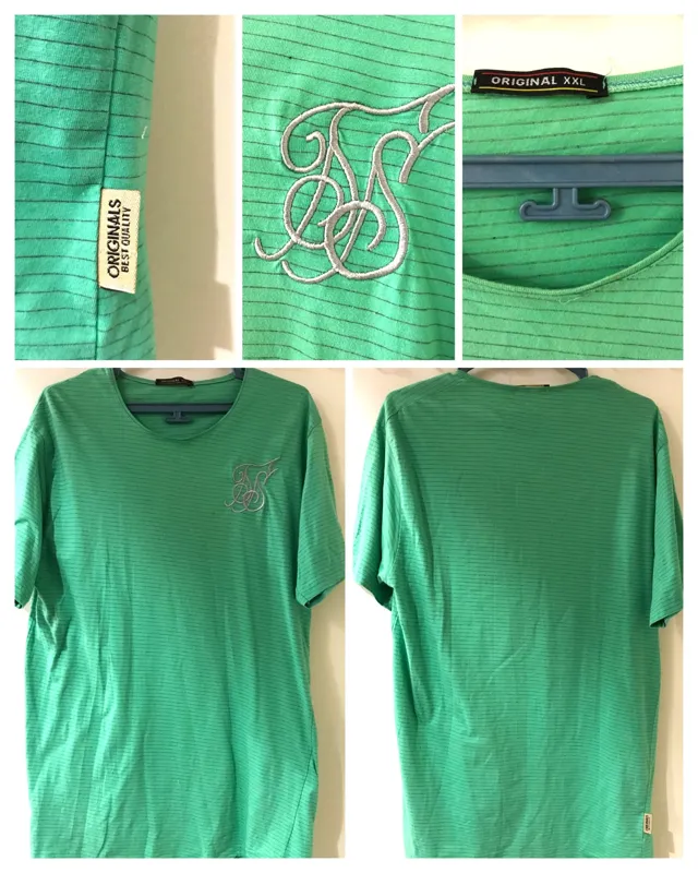 دو عدد تیشرت ست لانگ برند SikSilk