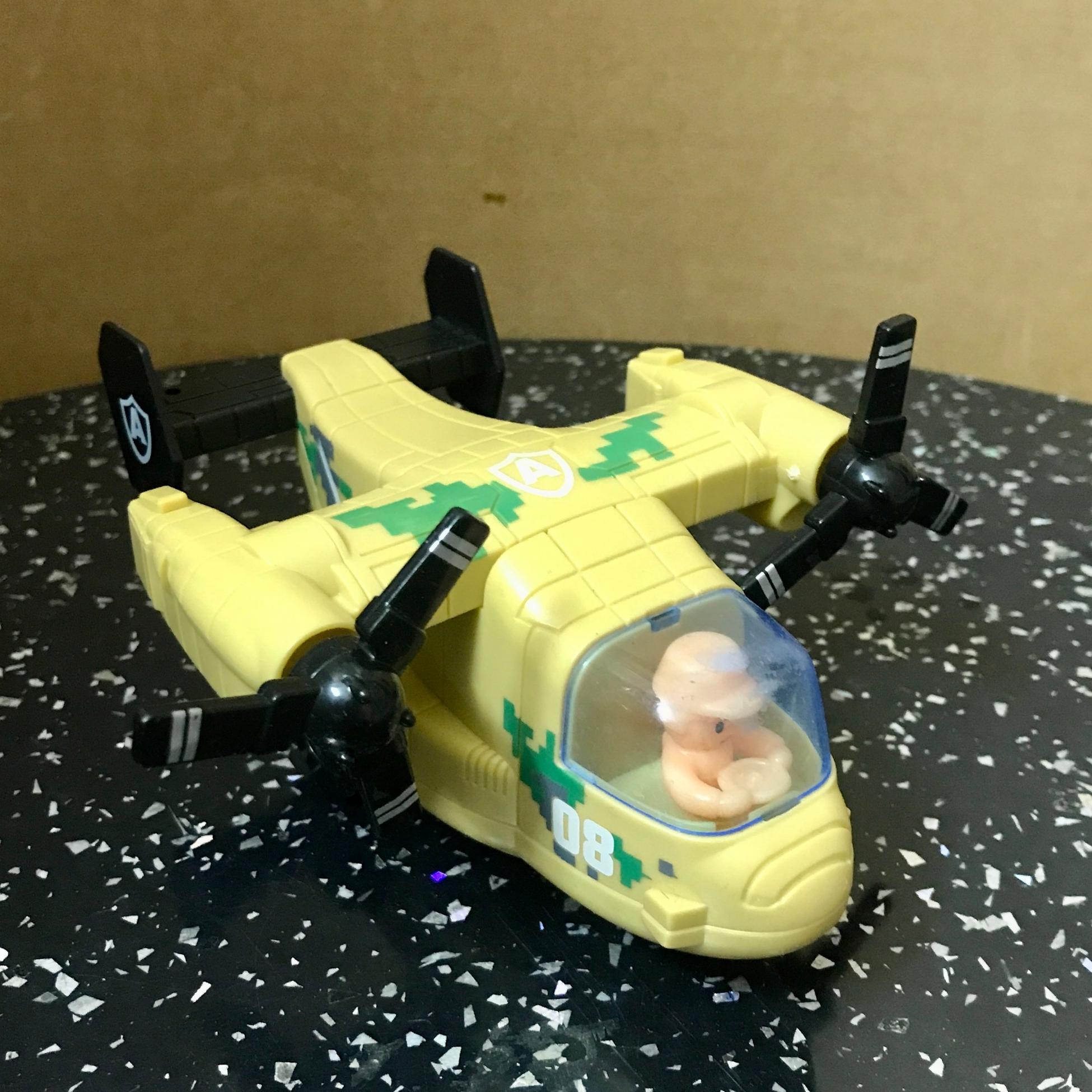 ماکت اسباب بازی دو حالته هواپیما و هلی کوپتر