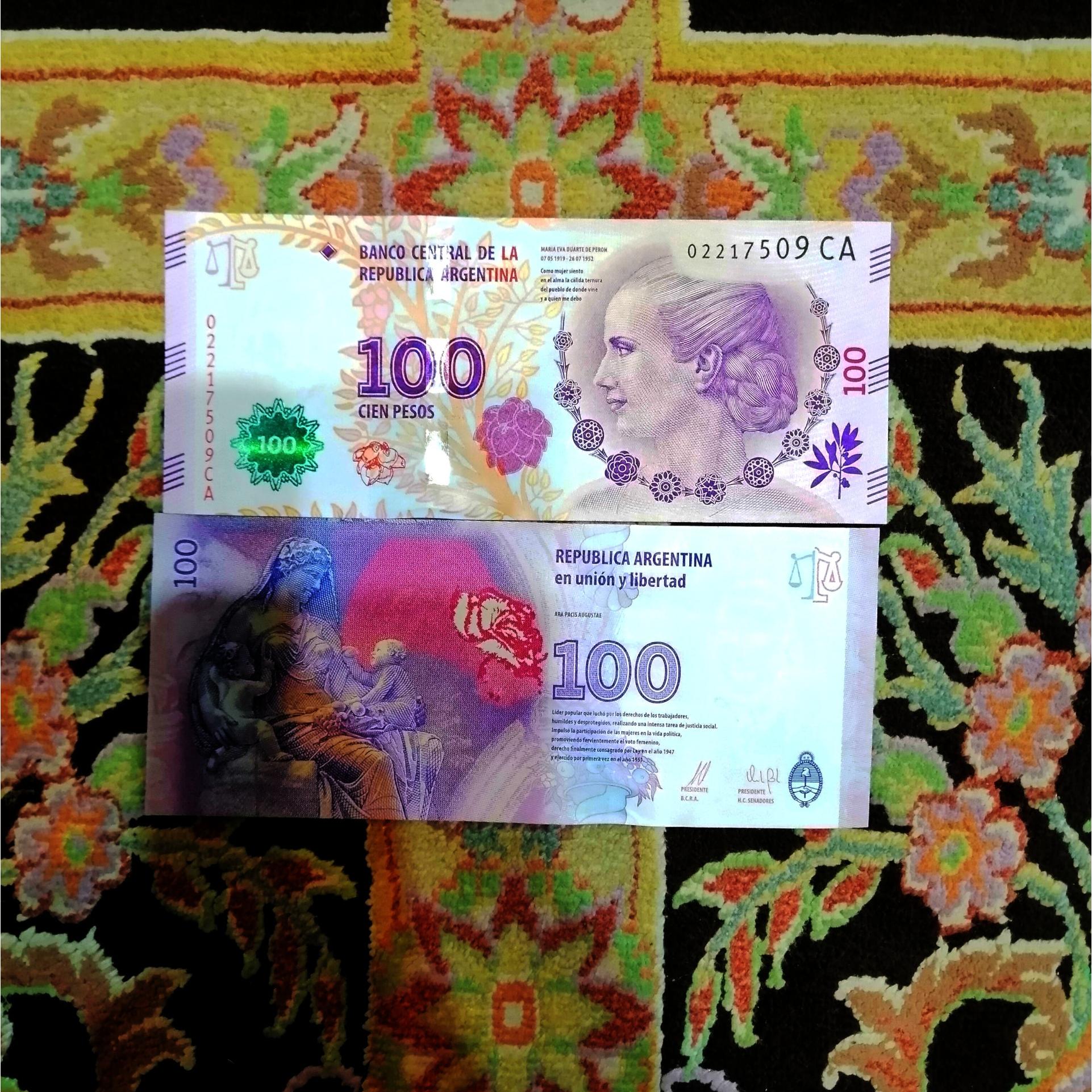اسکناس 100 پزو آرژانتین