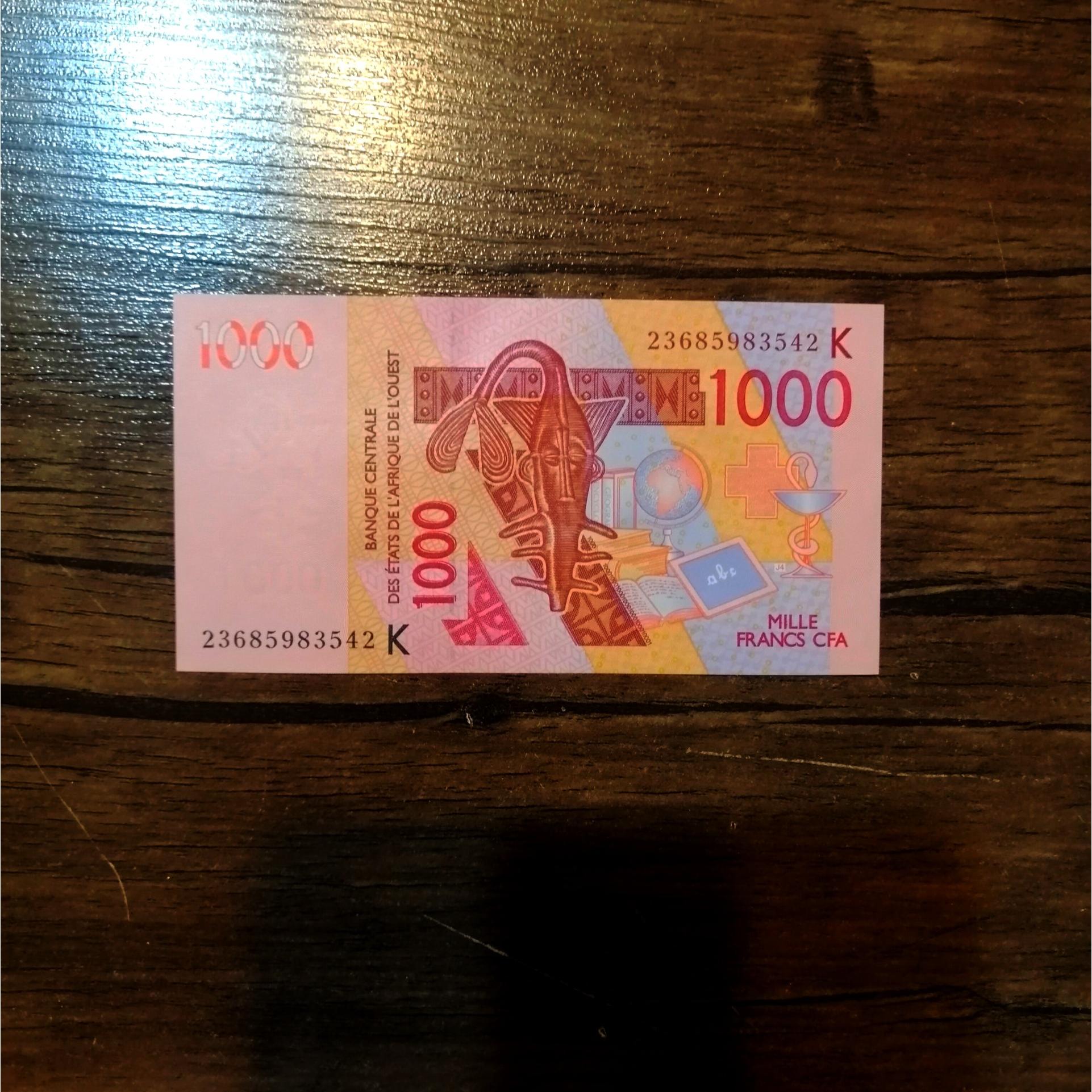 اسکناس 1000 فرانک آفریقای مرکزی