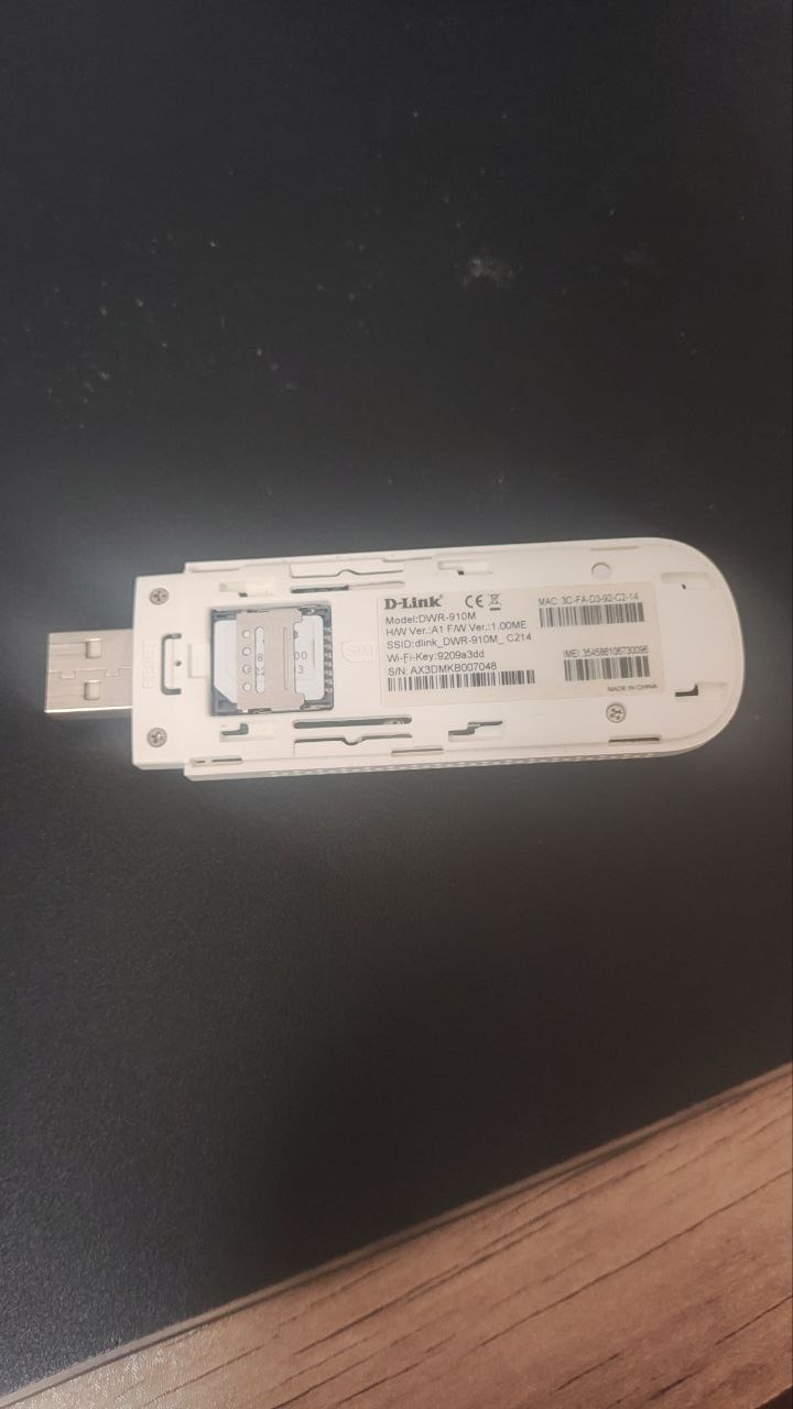 مودم سیم کارتی4G/LTE دی لینک DWR-910M