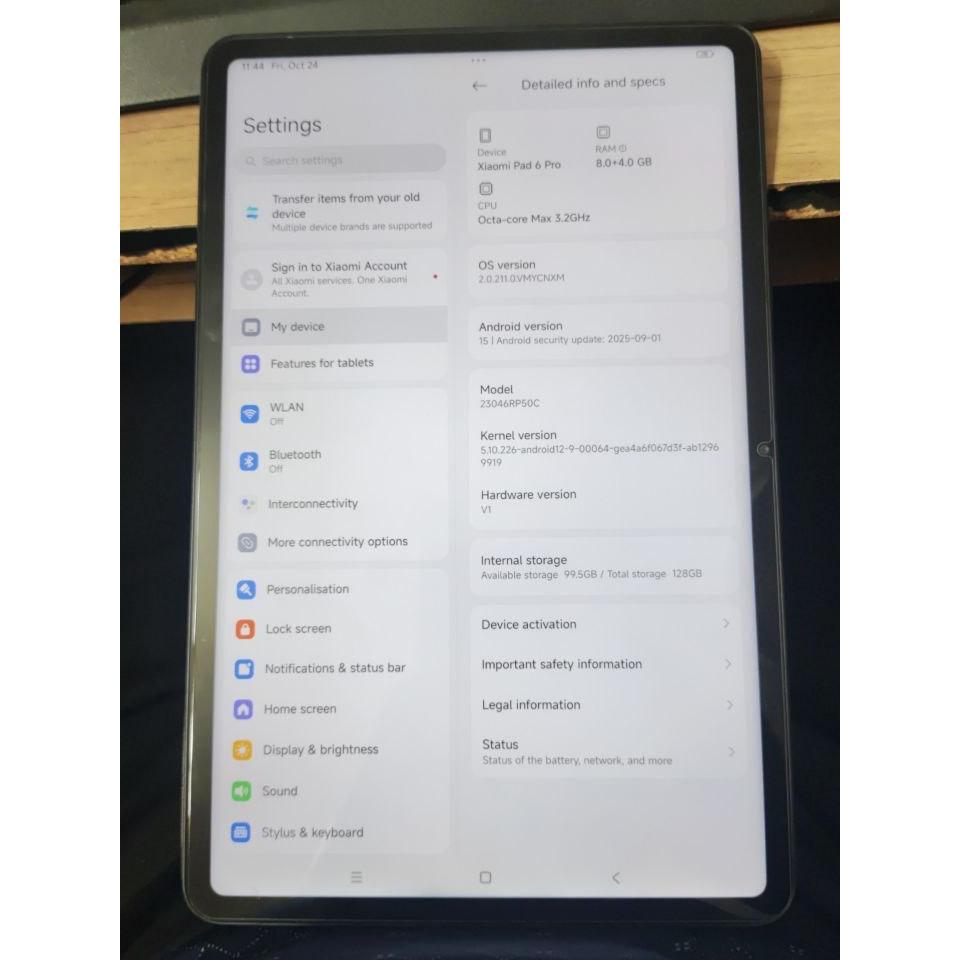 تبلت شیاومی xiaomi pad 6 pro