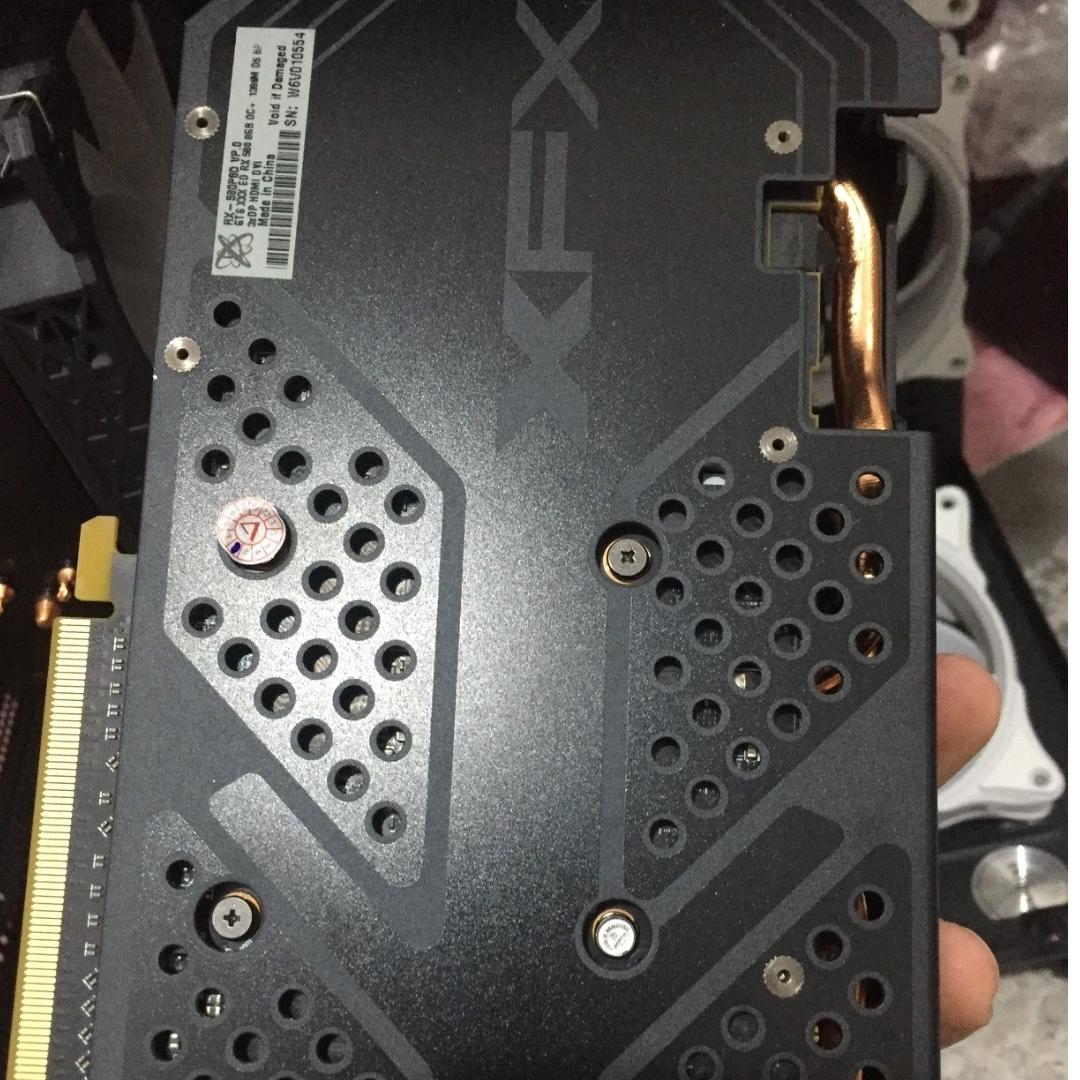 Rx580 بسیار تمیز