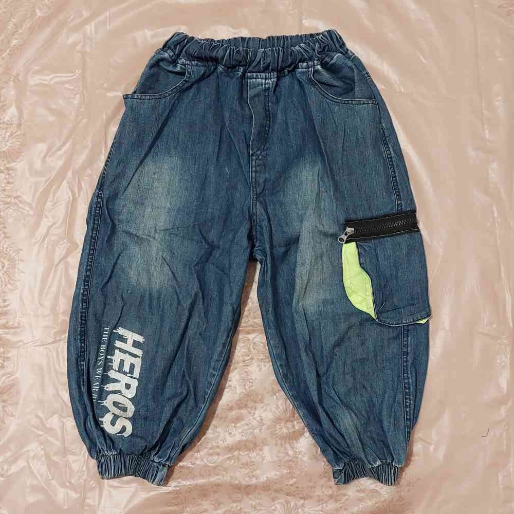 شلوار جین لی اسلش دمپا کش بچگانه دخترانه پسرانه