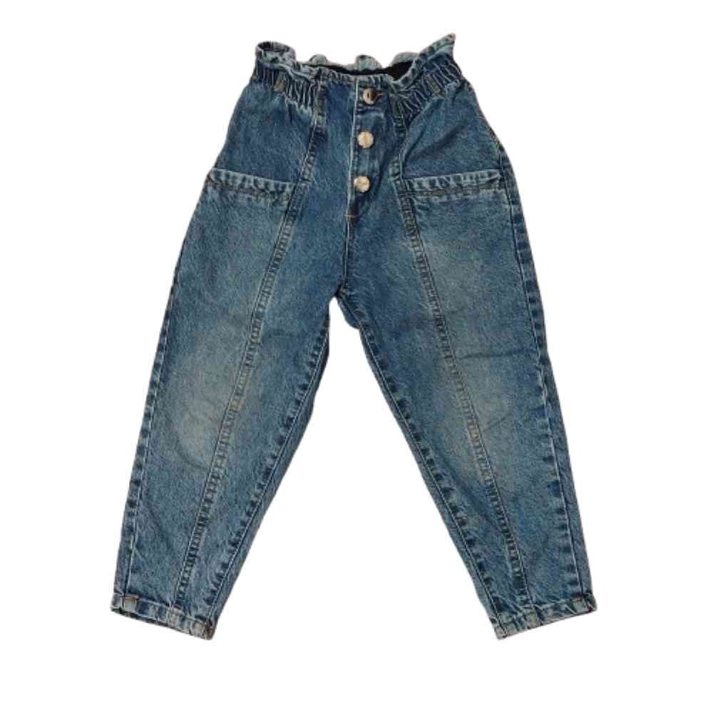 شلوار مام استایل جین لی بچگانه دخترانه sample