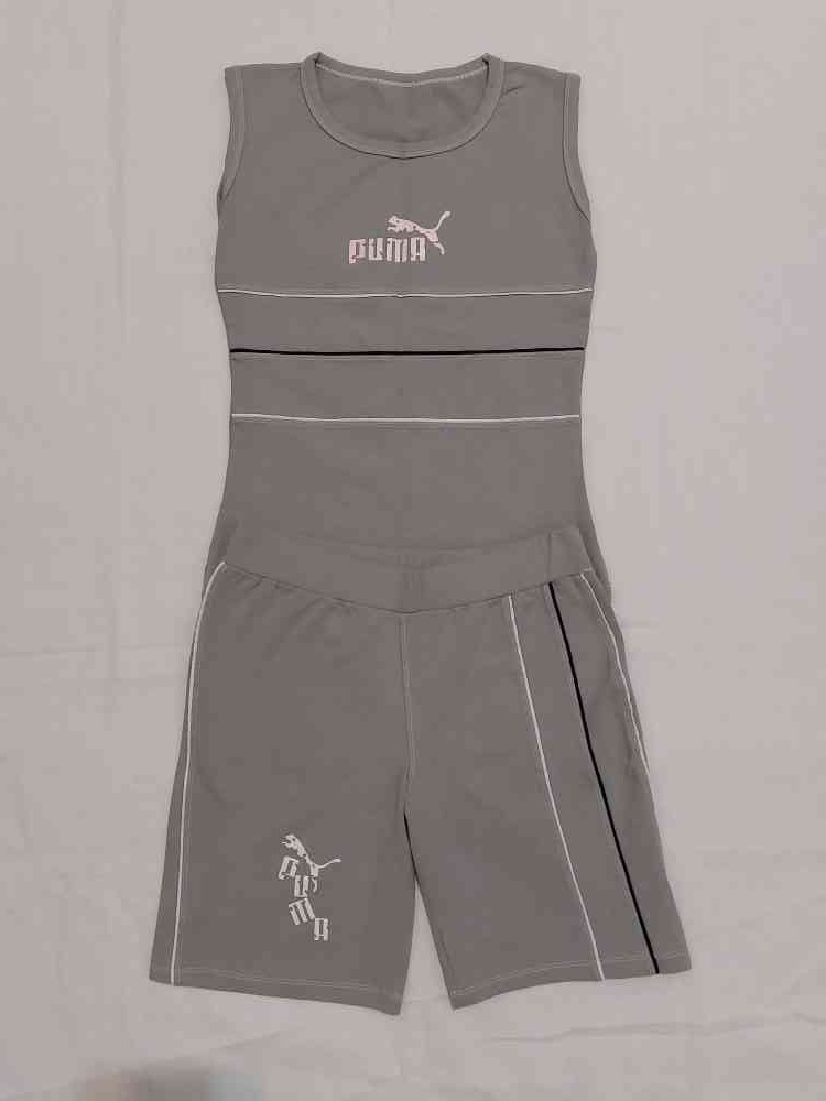 ست تاپ شلوارک (شورتک) لباس اسپرت پوماPUMA فری سایز
