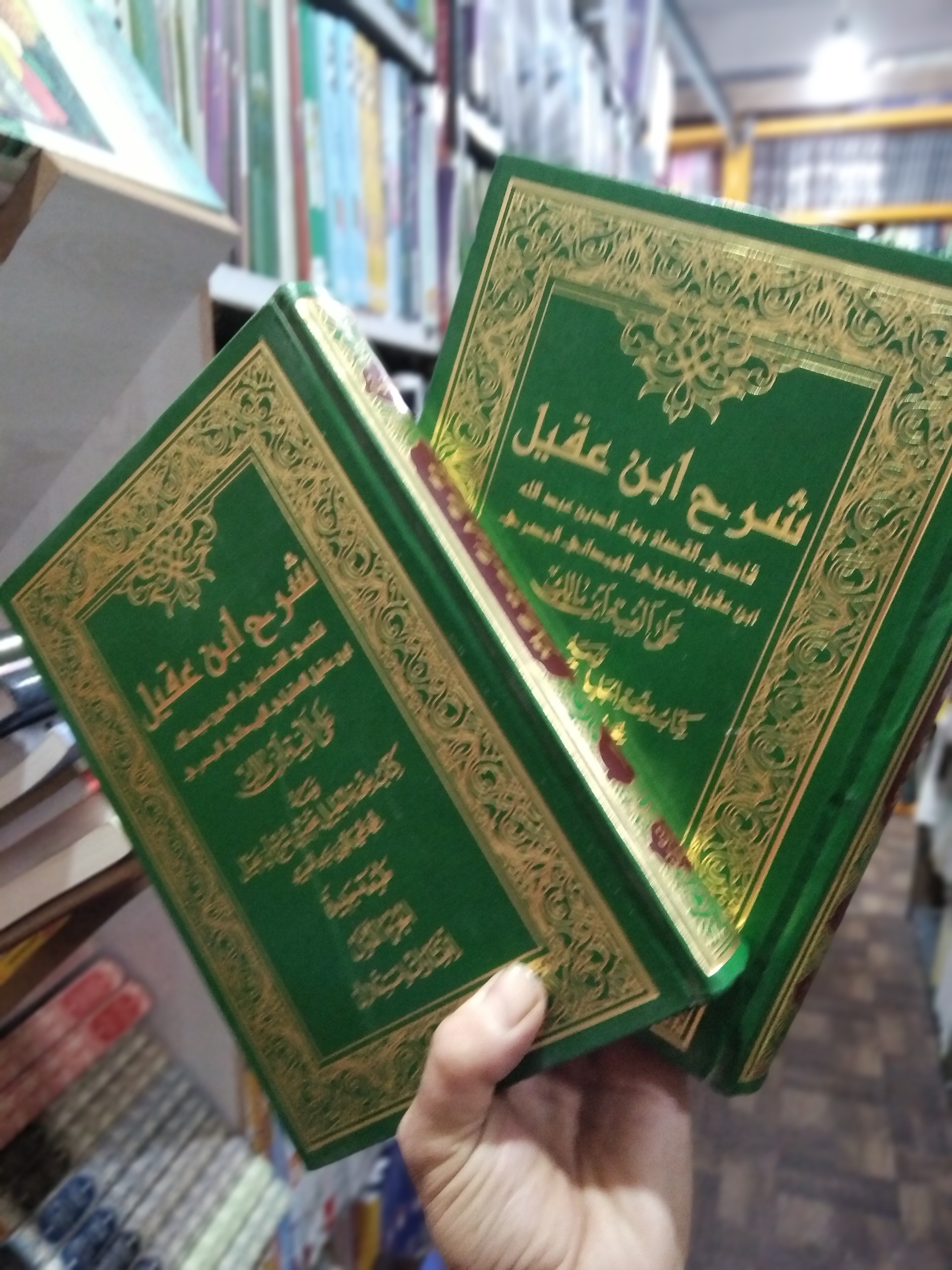 شرح ابن عقیل زبان اصلی عربی 2 جلدی