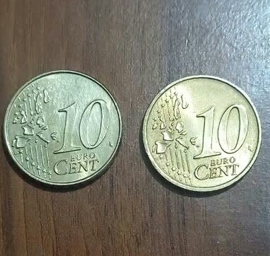 جفت سکه 10 سنت اتحادیه اروپا آلمان 2002