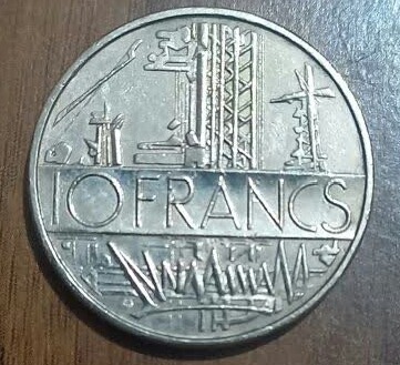 سکه 10 فرانک فرانسه 1976