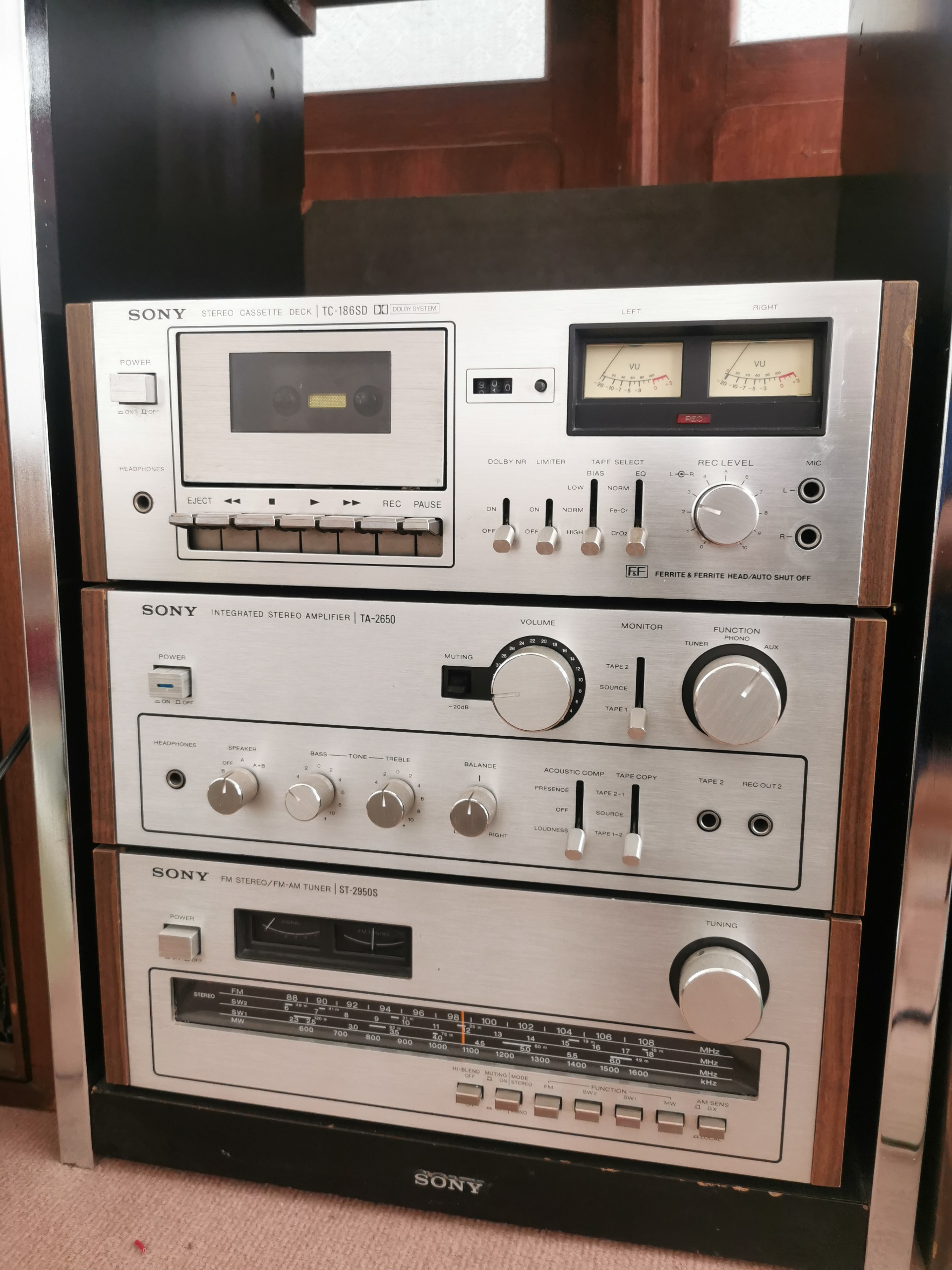 SONY TA-2650 سه طبقه بغل چوب
