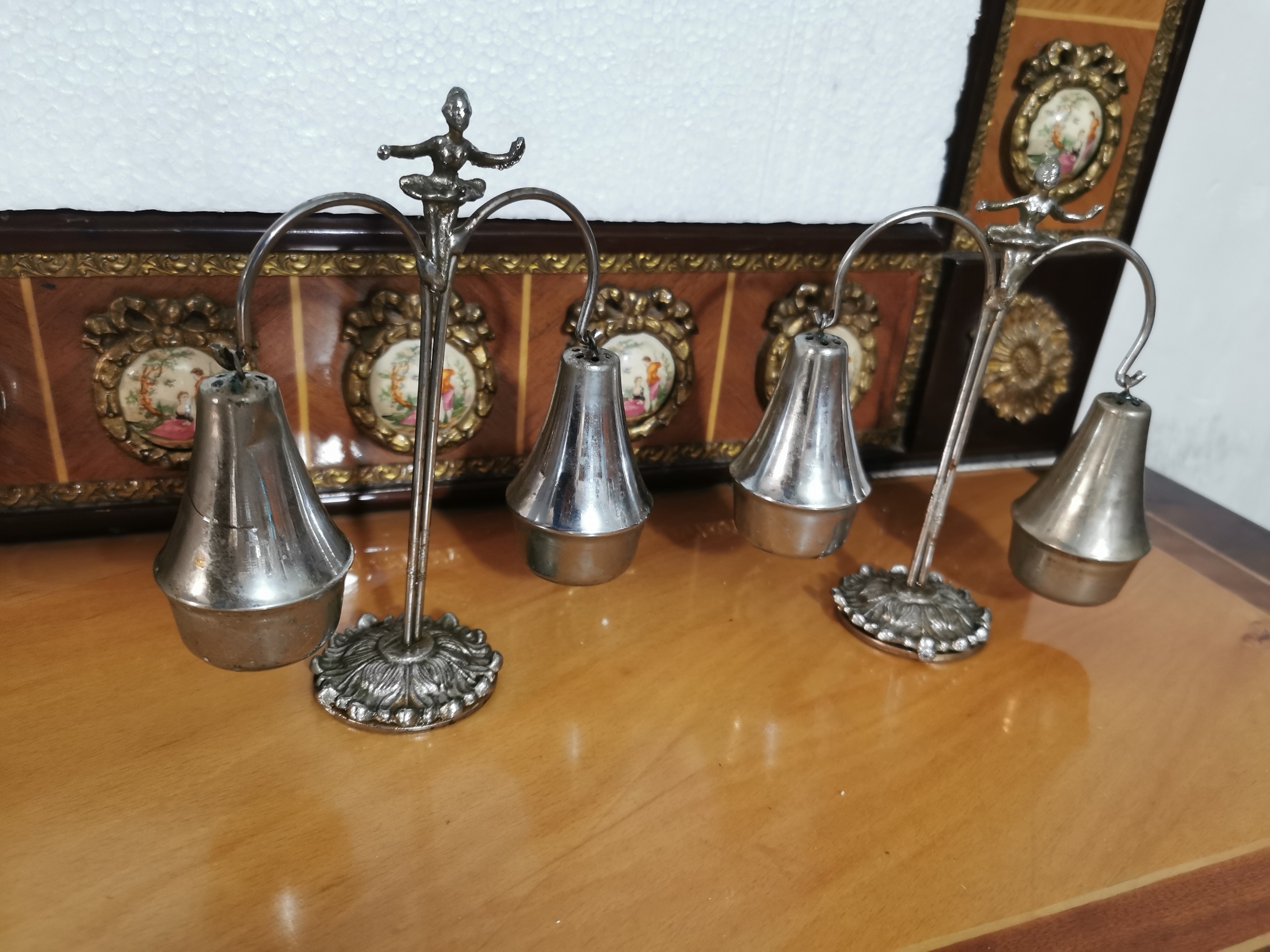 نمکدان جا ادویه برنجی کلکسیونی