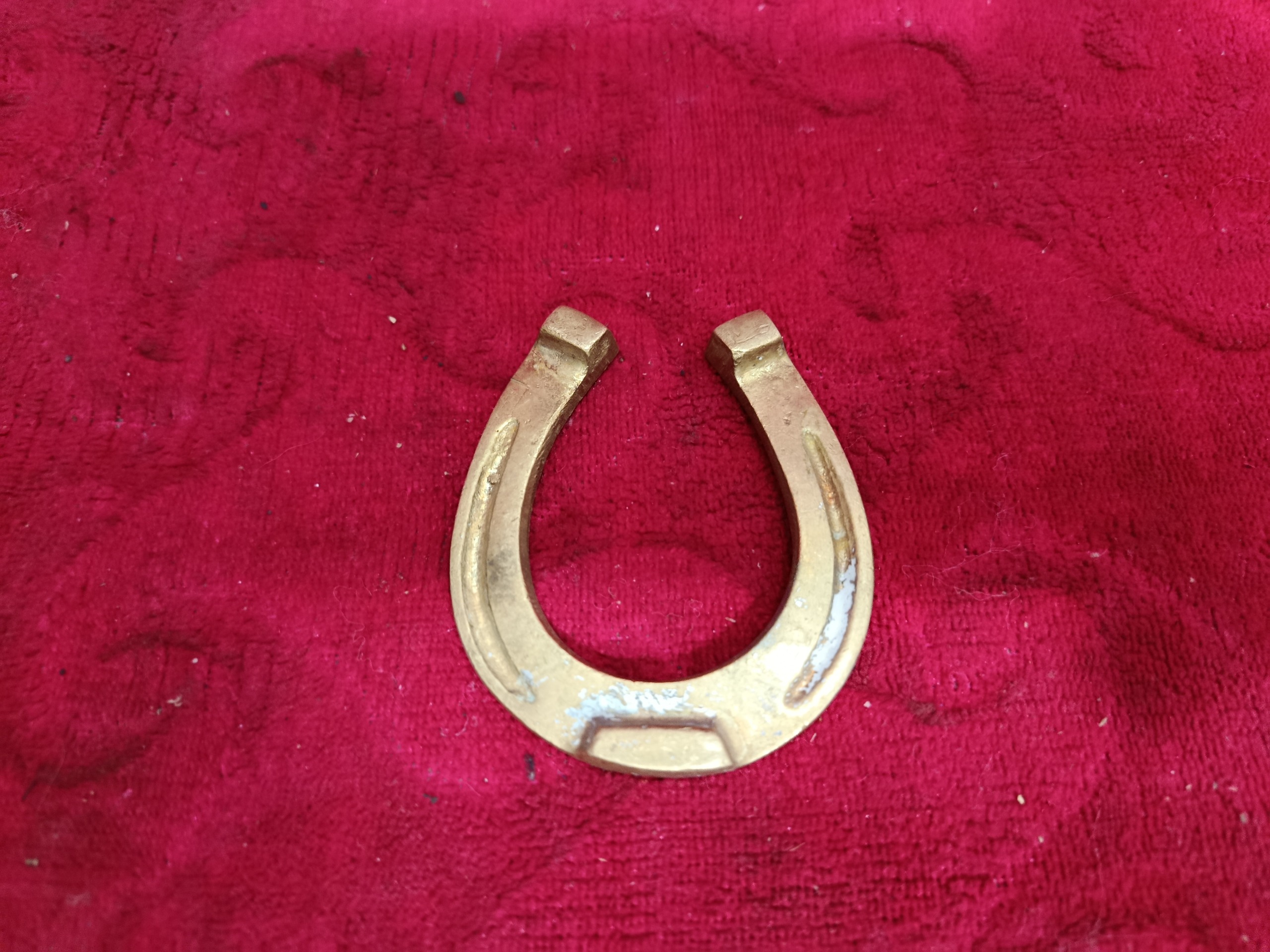 نعل دکوری قدیمی برنجی