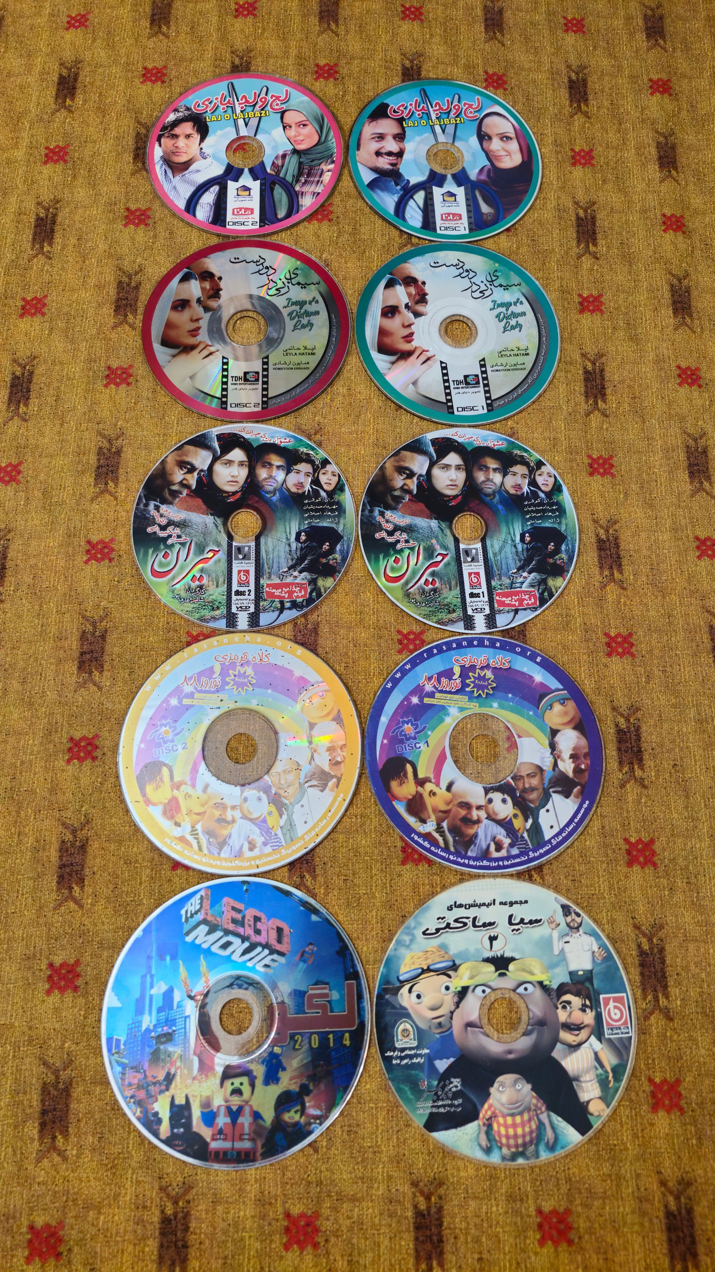 10 عدد فیلم و سینمایی و سریال و کارتون و مستند