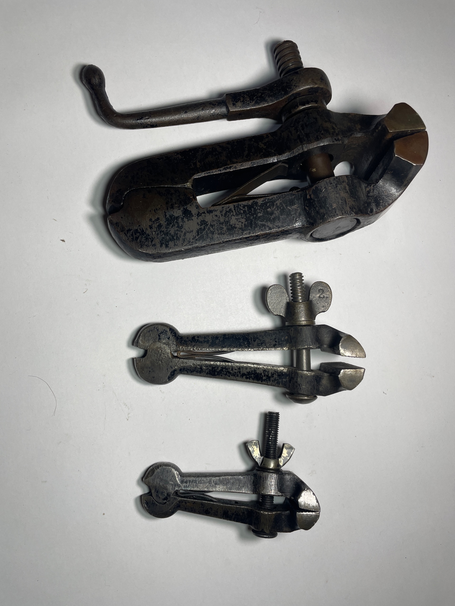 مجموعه 3 عددی گیره دستی فولادی