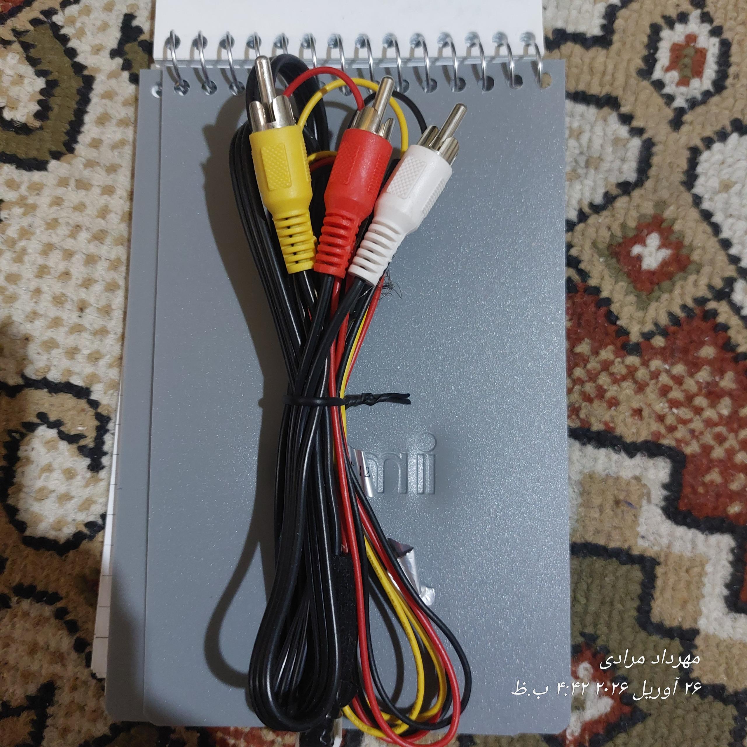کابل برق و AV گیرنده دیجیتال خودرو