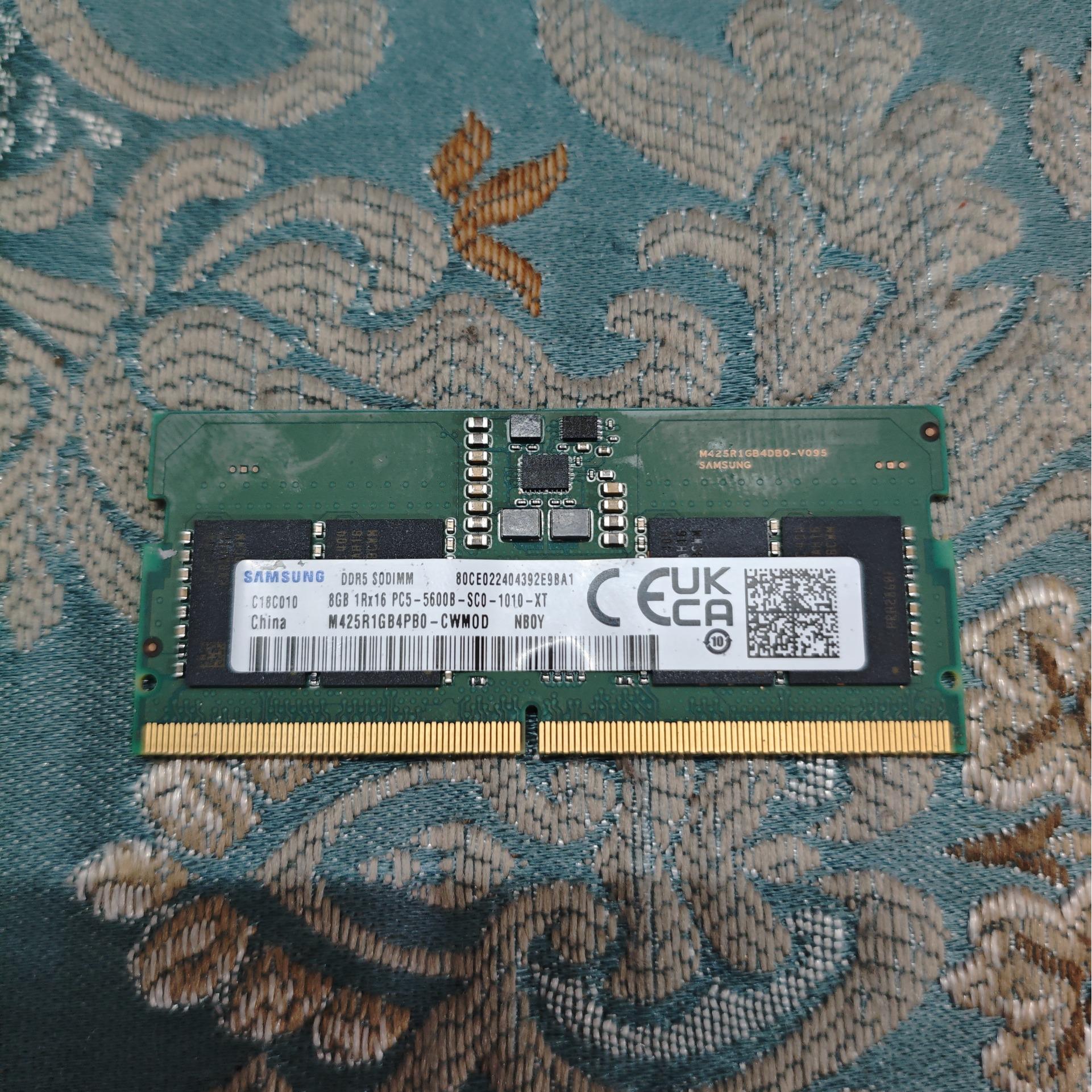 رم لپ تاپ سامسونگ 8گیگ DDR5 باس 5600