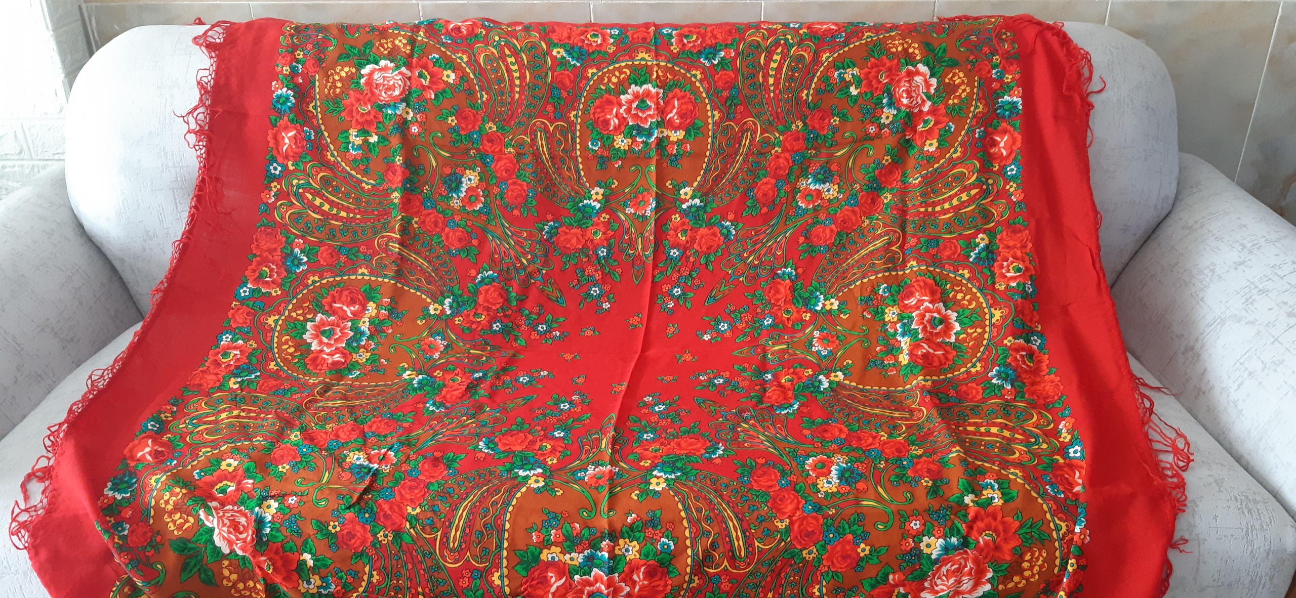  روسری چارقد پشمی