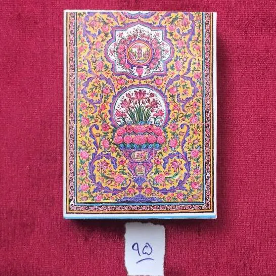 کبریت زیبا و ارزشمند کاشی کاری کاخ گلستان 95
