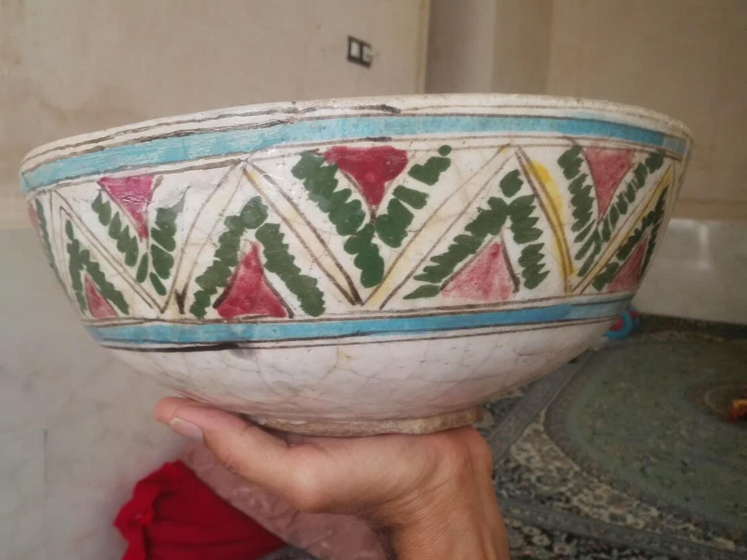 قدح سفالی قدیمی