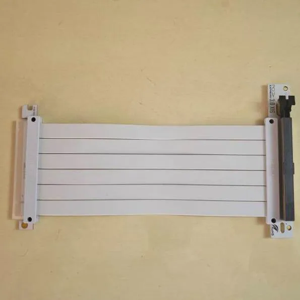 کابل رایزر گرافیک 200 میلیمتر PCIE 3.0 سفید