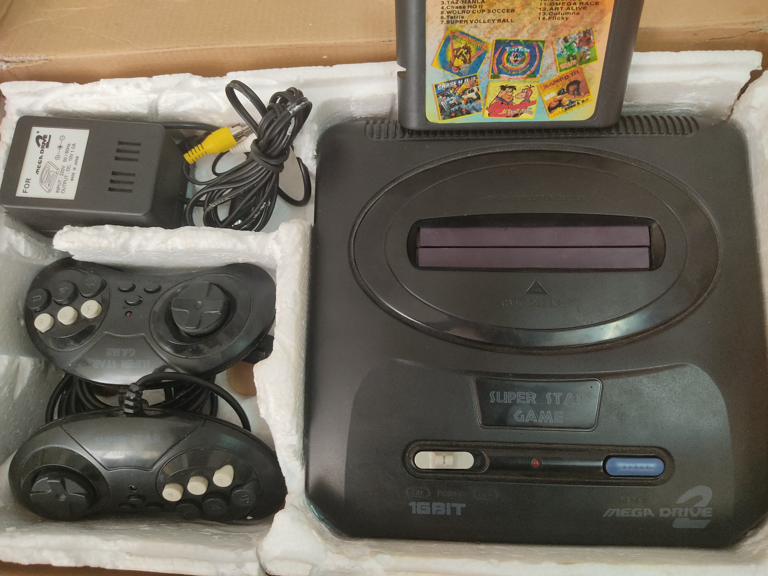 سگا با لوازم و کارتن