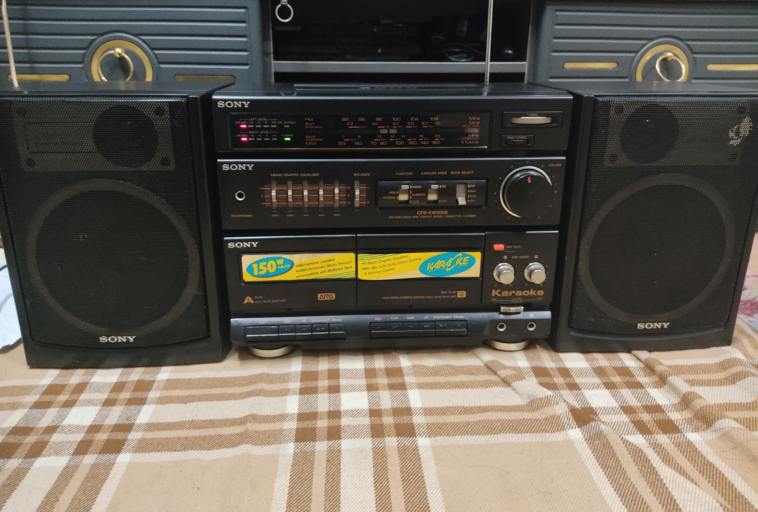 کاست سونی 3تکه مدل CFS-KW200S
