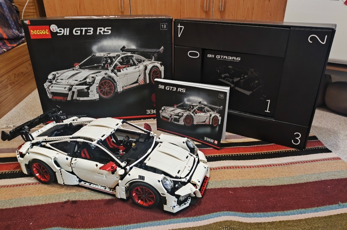 لگو ساختنی Decool پورشه GT3 RS 911 نایاب 2728 قطعه