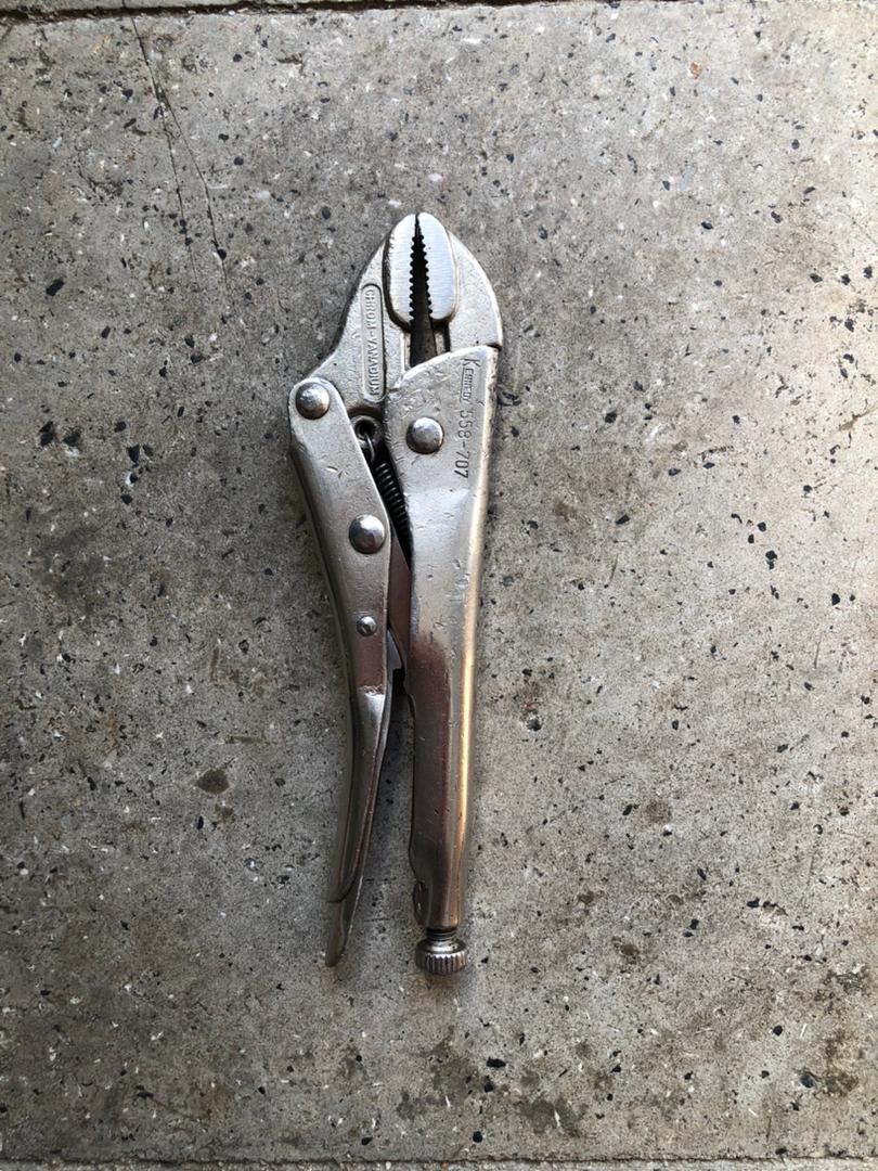 انبر قفلی 7 اینچ آلمان اصل قدیمی طبق تصاویر