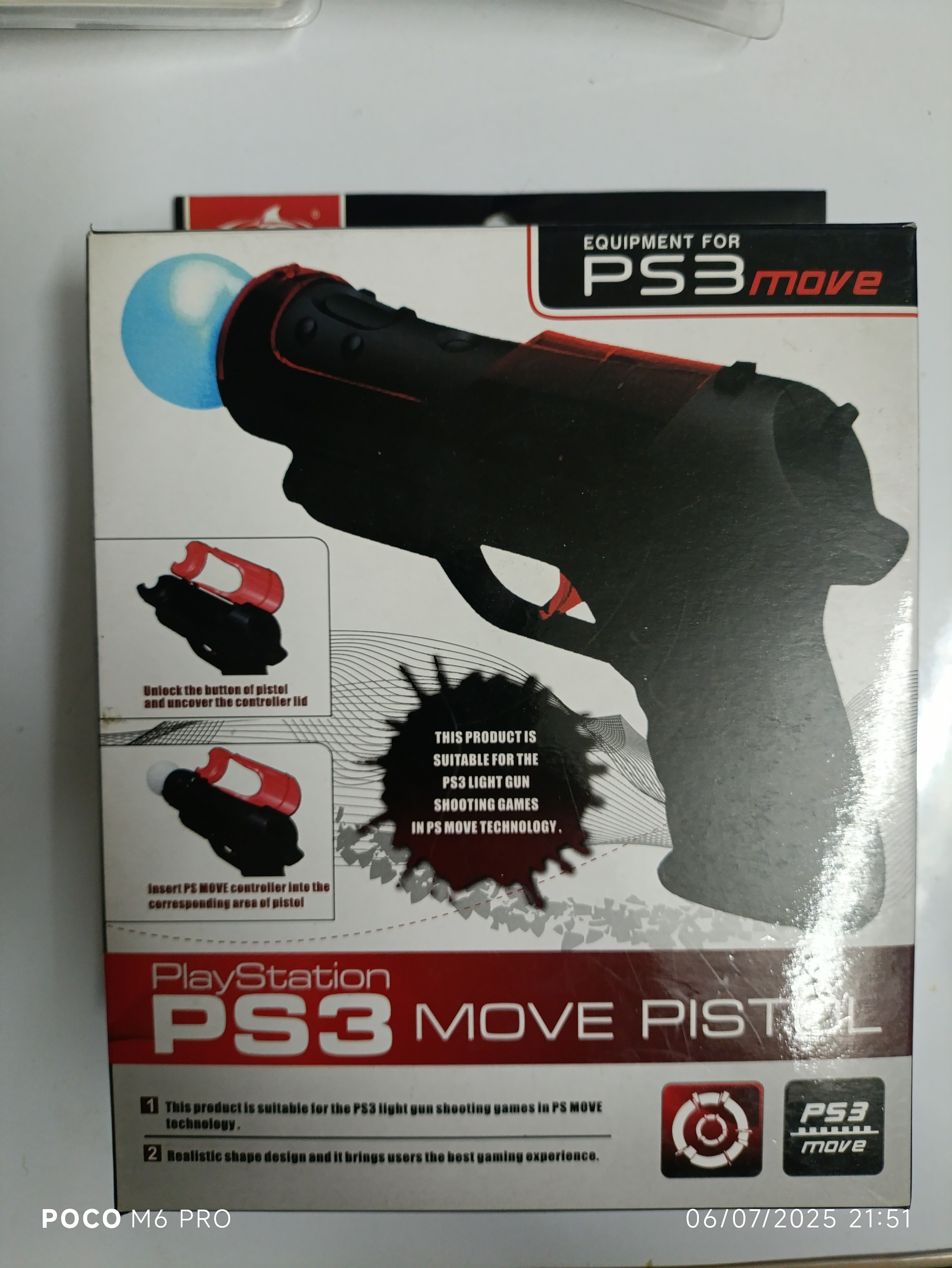 Playstation 3 Move Pistol آکبند