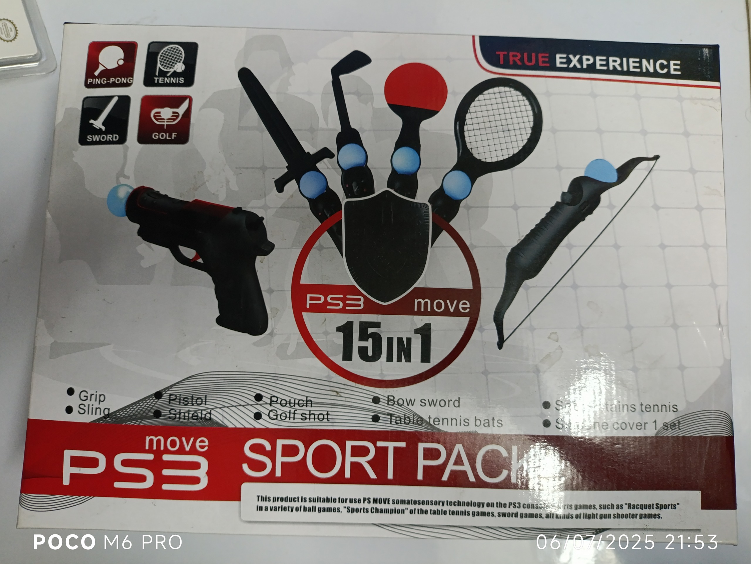 لوازم اسپرت PS3 Move آکبند