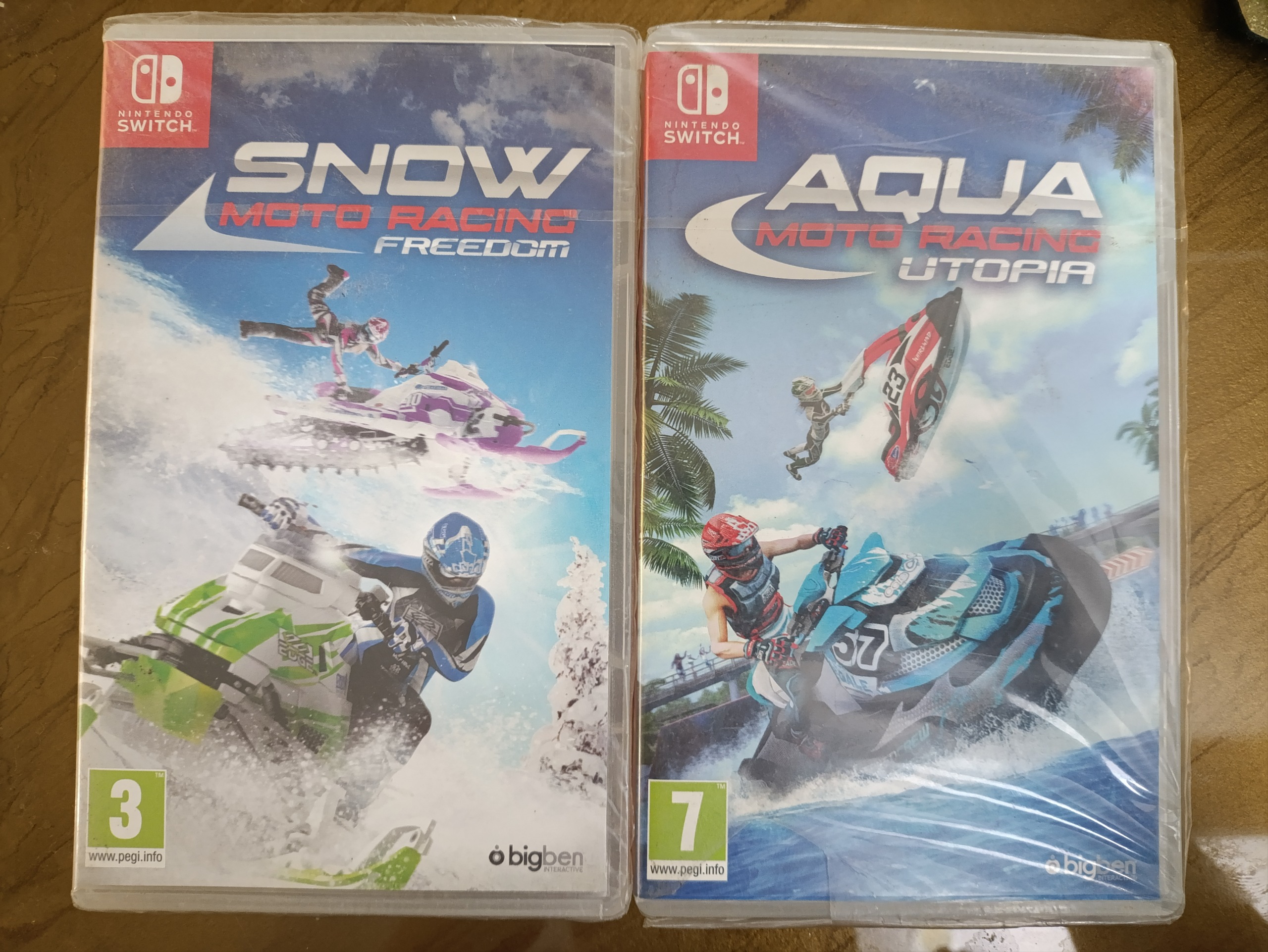 بازی Aqua Motoracing و Snow Motoracing پلمپ