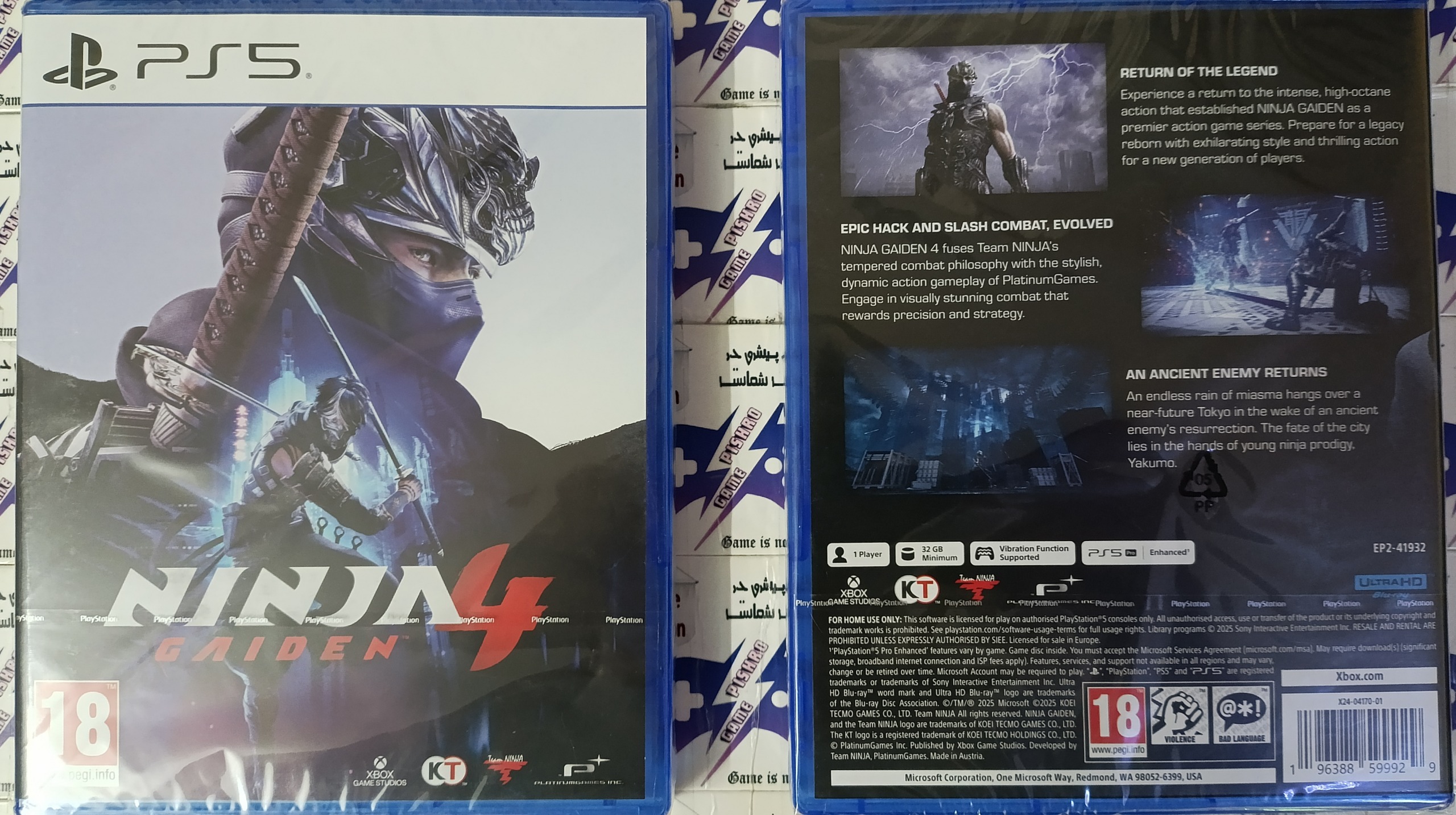 بازی Ninja Gaiden 4 PS5 پلمپ اصلی