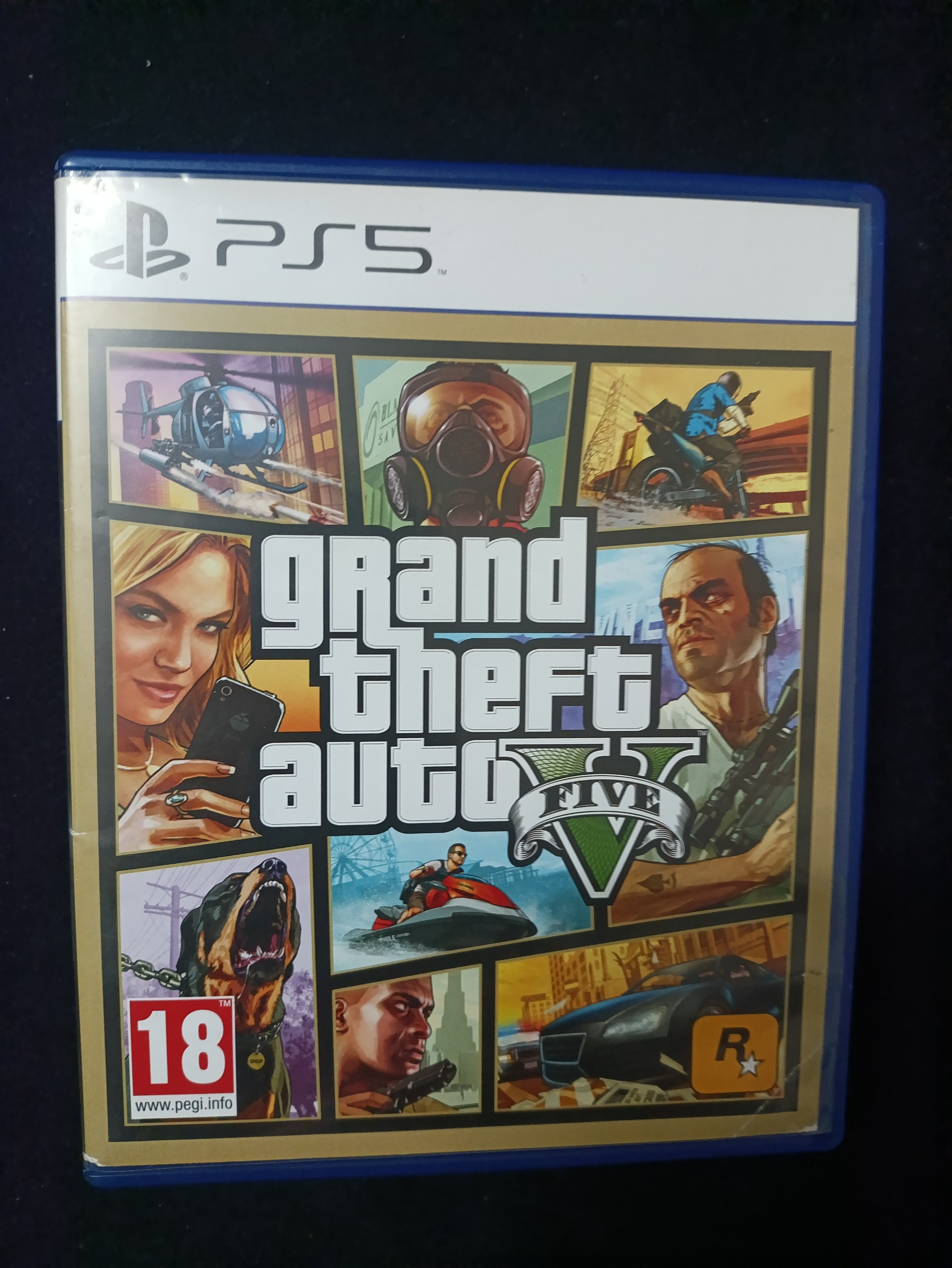 بازی GTA V PS5 در حد نو
