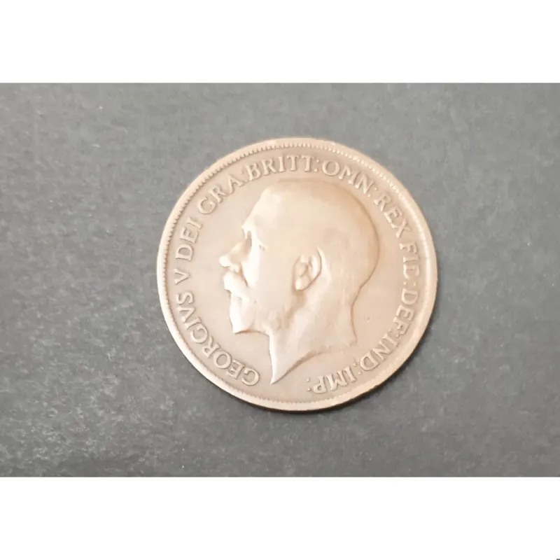 سکه قدیمی ژرژپنجم بریتانیا بسیار کمیاب