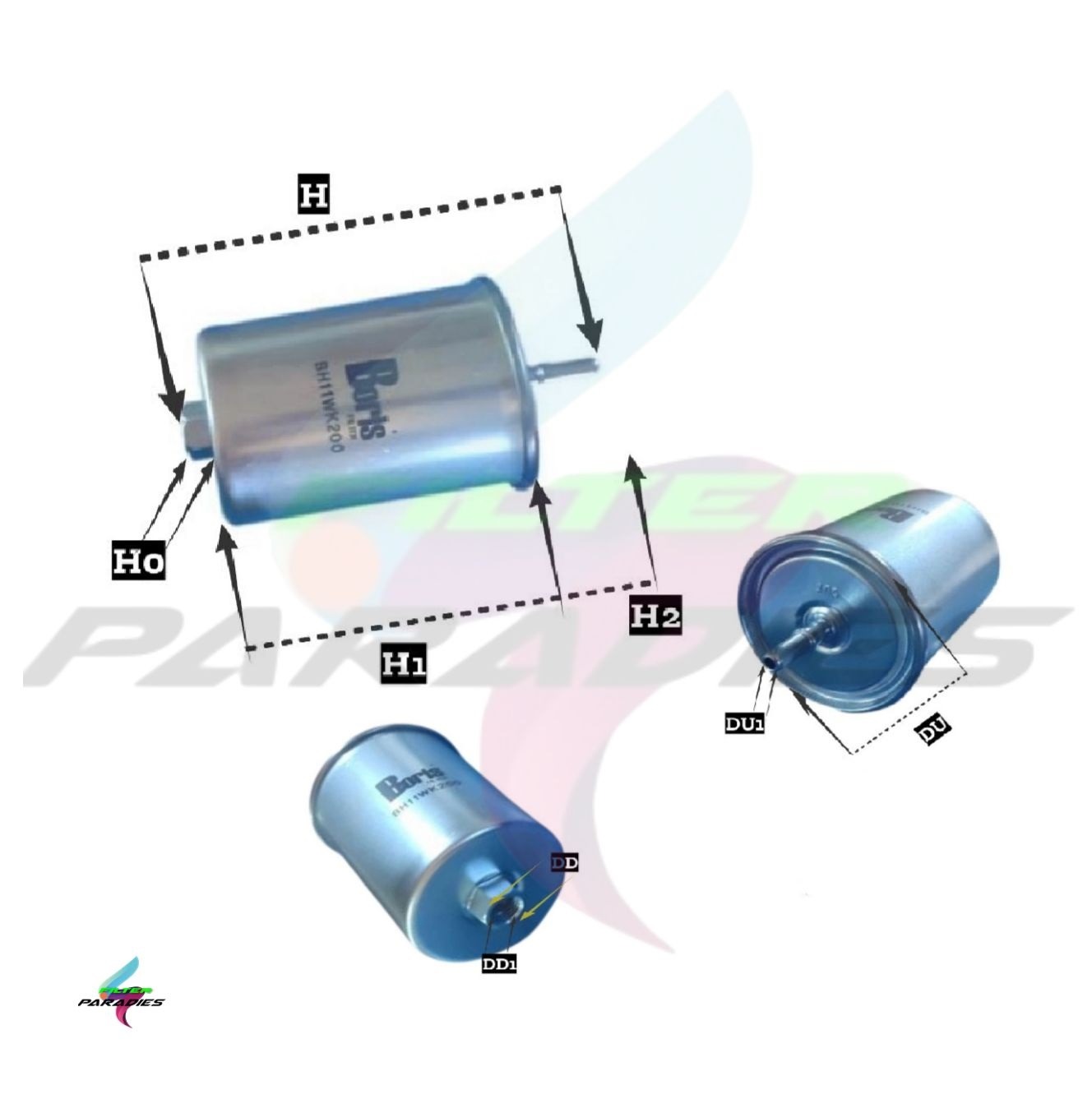 فیلتر سوخت (صافی بنزین) اکتیون سانگ یانگ